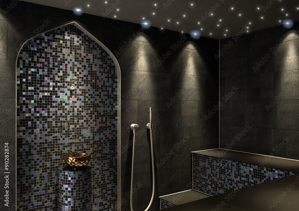 Foto Wellness Mosaik Dampfbad