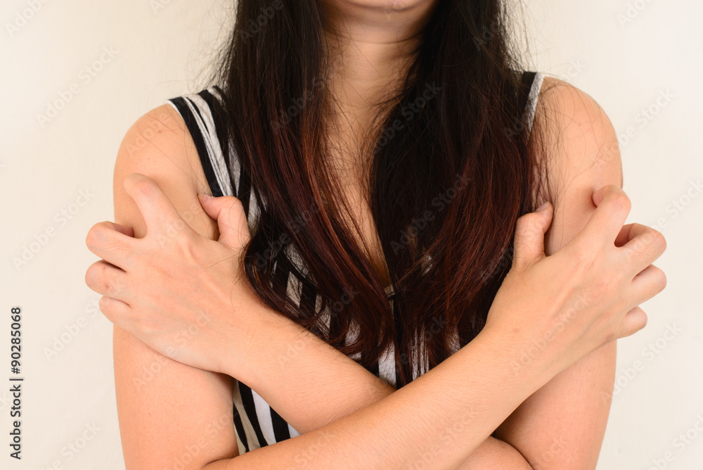 Obraz premium Itching In A Woman