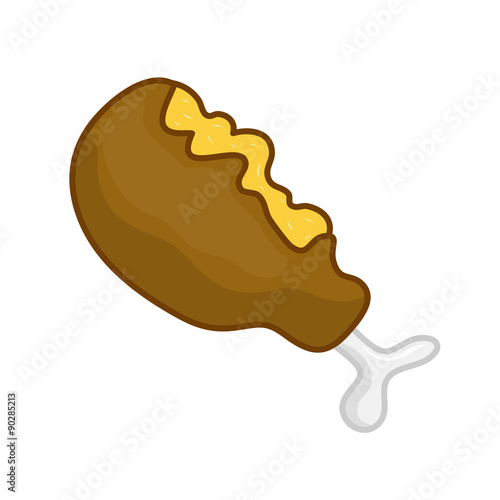 meat isolated illustration