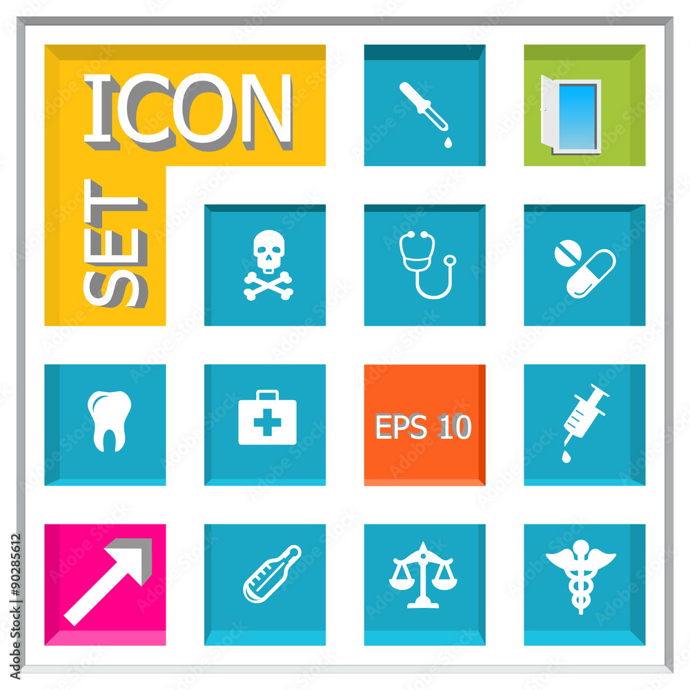 Abstract creative concept vector set of healthcare and medical Abstract creative concept vector set of healthcare and medical