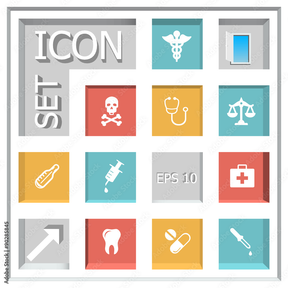 Abstract creative concept vector set of healthcare and medical Abstract creative concept vector set of healthcare and medical