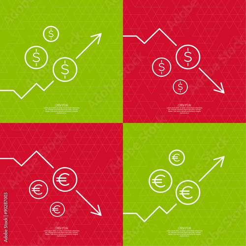 Set exchange graphs indicating.
