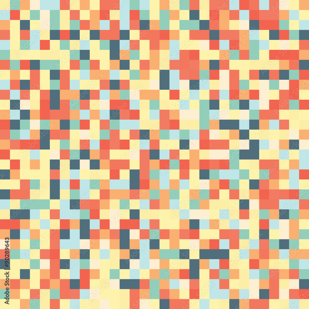 A pixel art style vector background pattern A pixel art style vector background pattern