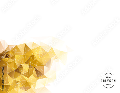 An abstract polygon vector pattern