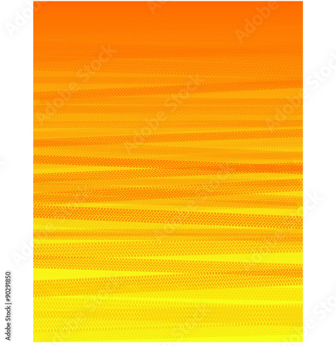 the orange tire