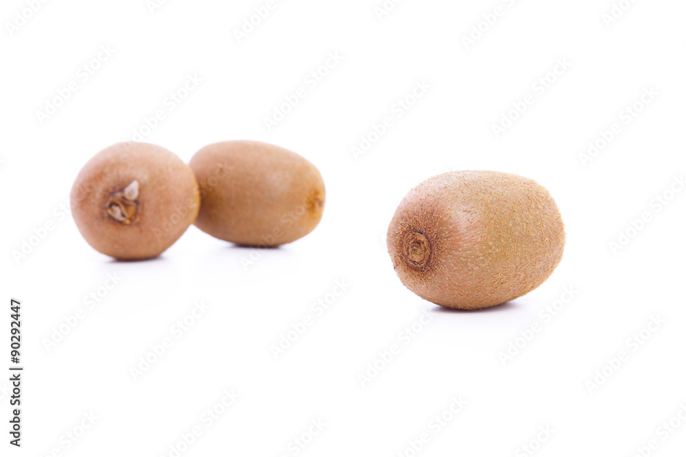 Fresh Kiwi Fruit Isolated on White Background. Fresh Kiwi Fruit Isolated on White Background.