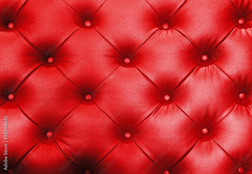 Luxury Button Red Leather for Background Uses. Luxury Button Red Leather for Background Uses.