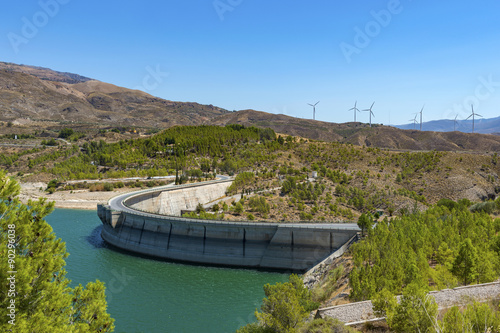 Beznar Reservoir , Granada Province, Andalusia, Spain photo