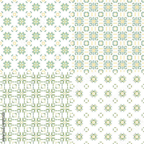 Geometric seamless pattern.