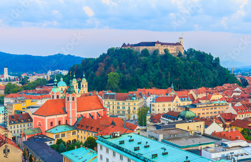 Triumph Arch of Barcelona in a summer day in Barcelona, Spain
