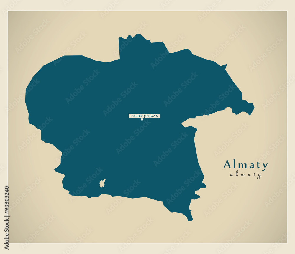 Modern Map - Almaty KZ