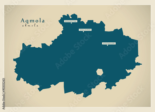 Modern Map - Aqmola KZ