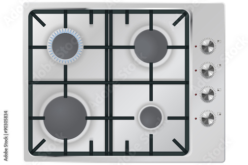 Gas stove.