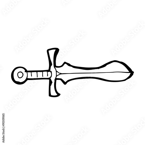 cartoon sword