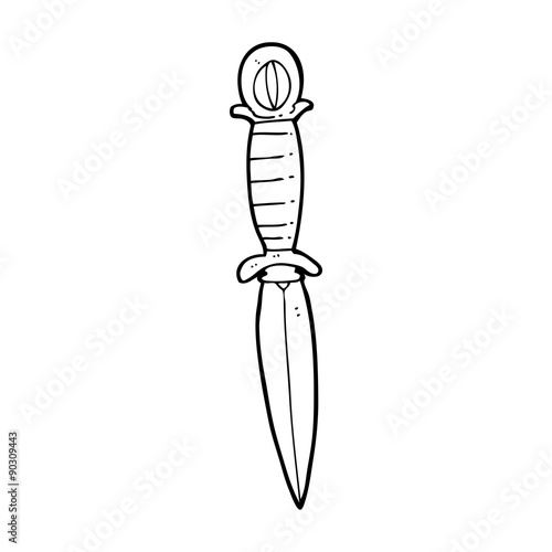 cartoon mystic dagger
