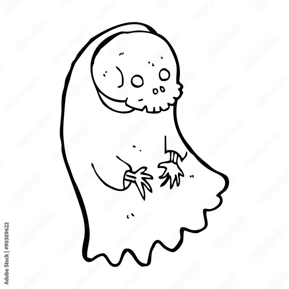 cartoon spooky ghoul cartoon spooky ghoul