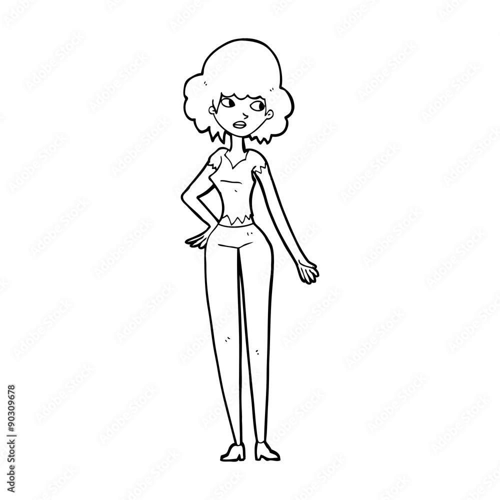 cartoon pretty woman cartoon pretty woman