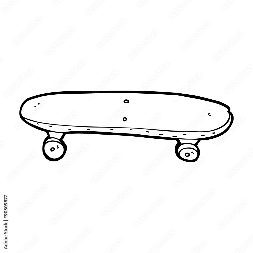 cartoon skateboard cartoon skateboard