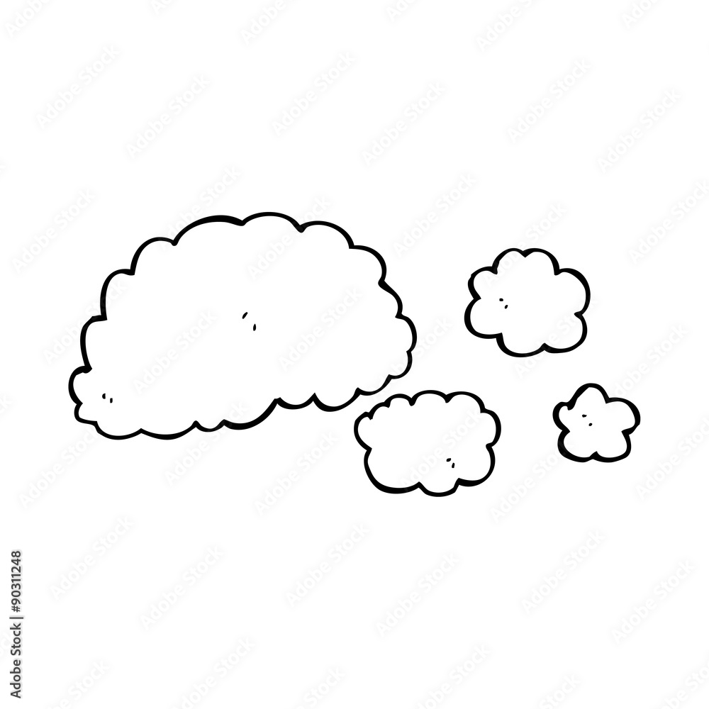 cloud of smoke cartoon element cloud of smoke cartoon element