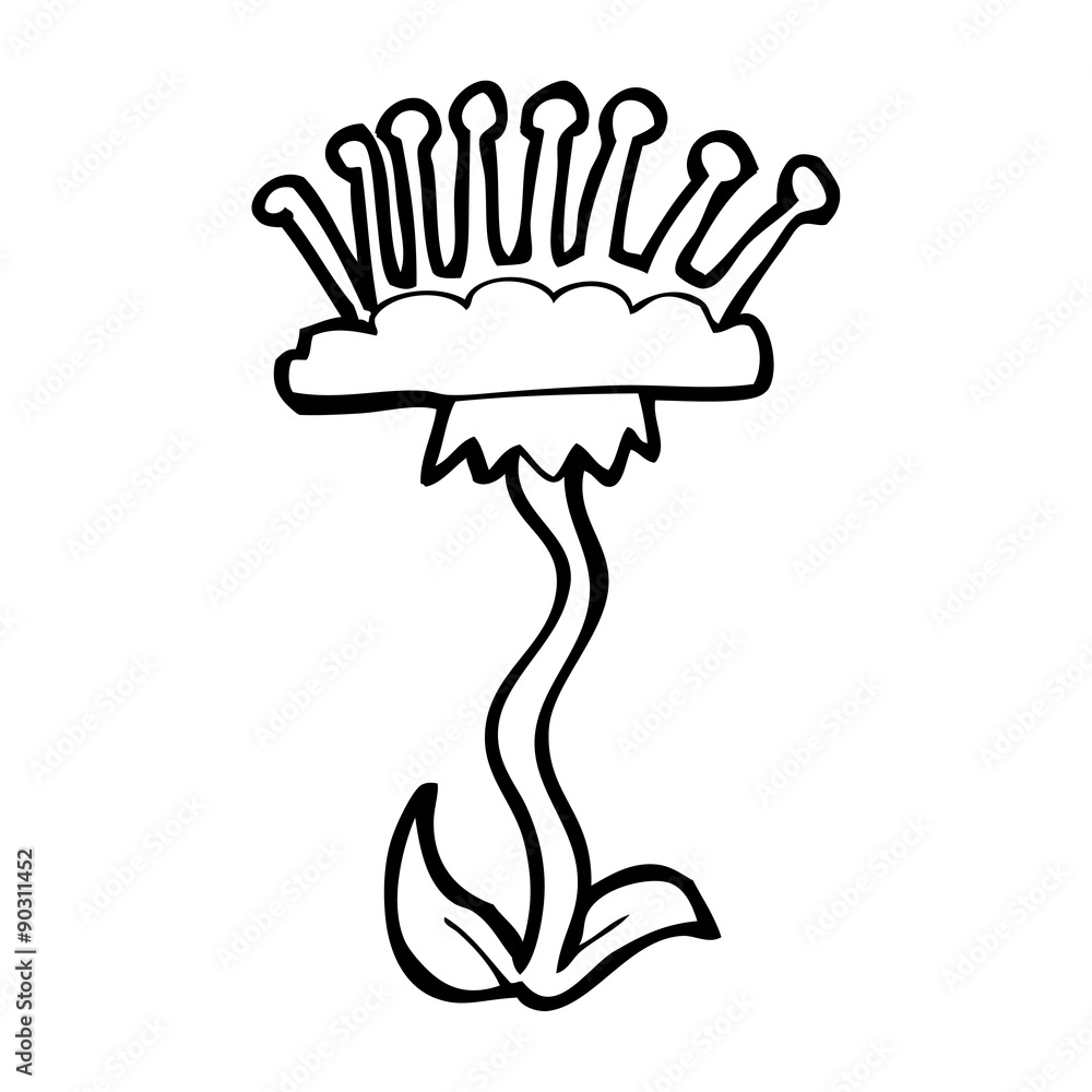 Obraz premium cartoon flower