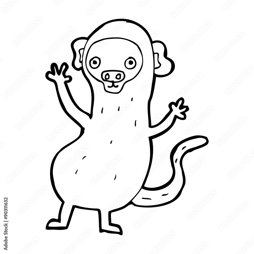 cartoon monkey cartoon monkey