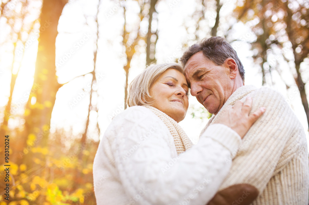 Fototapeta premium Senior couple outside