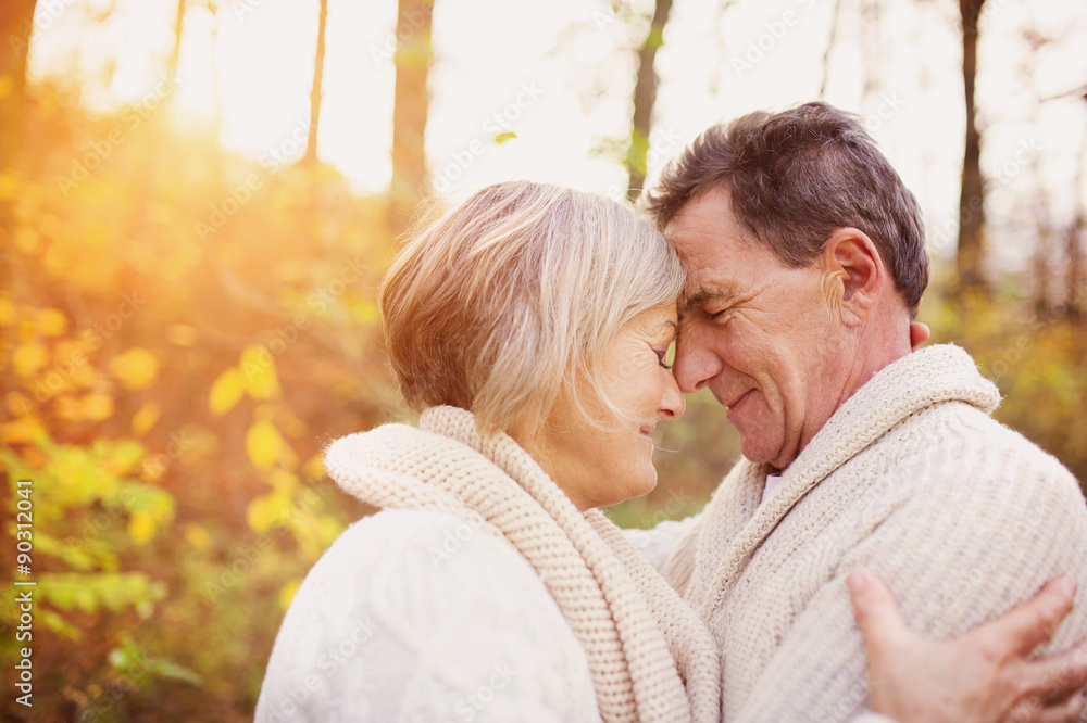 Fototapeta premium Senior couple outside
