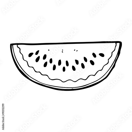 cartoon watermelon slice
