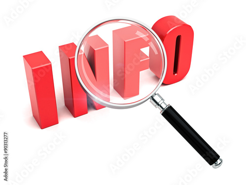 Fototapeta Info search