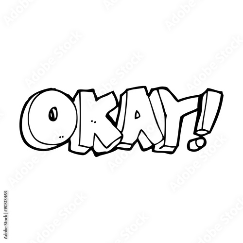 cartoon okay sign