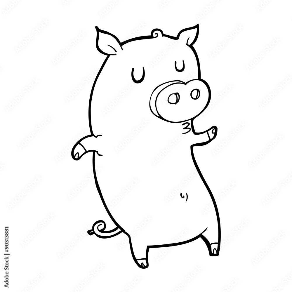 funny cartoon pig funny cartoon pig