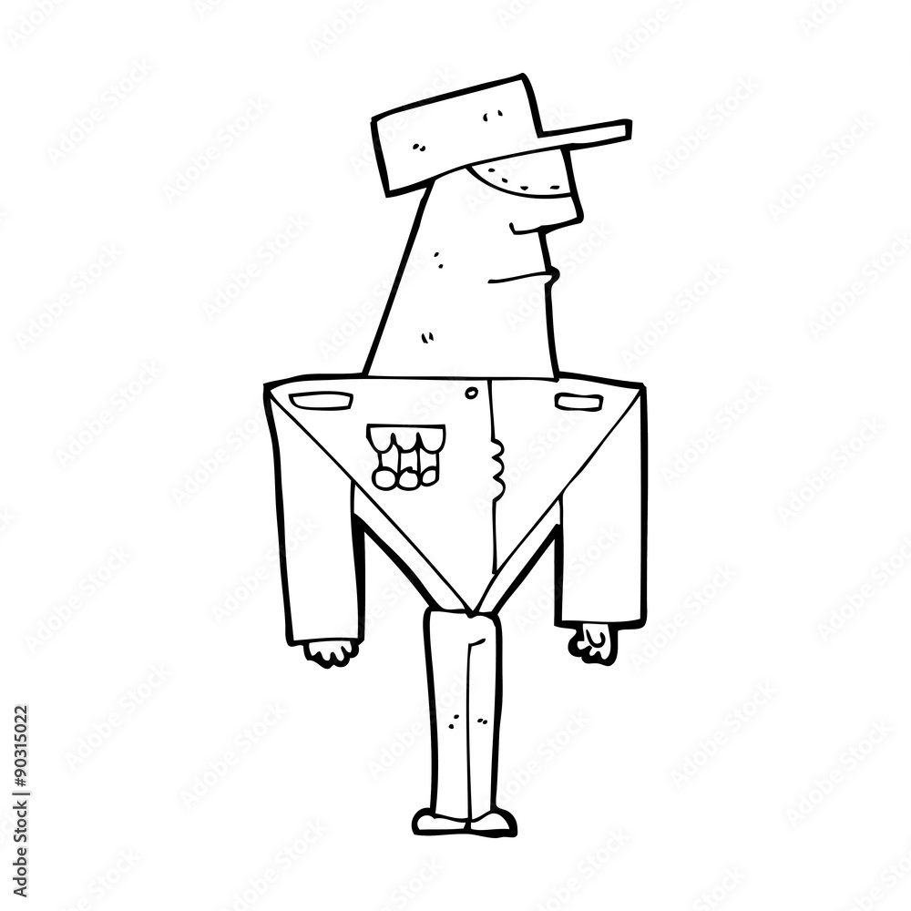 cartoon guard cartoon guard