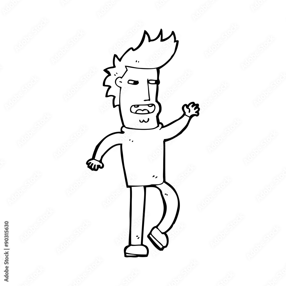 cartoon loudmouth man cartoon loudmouth man