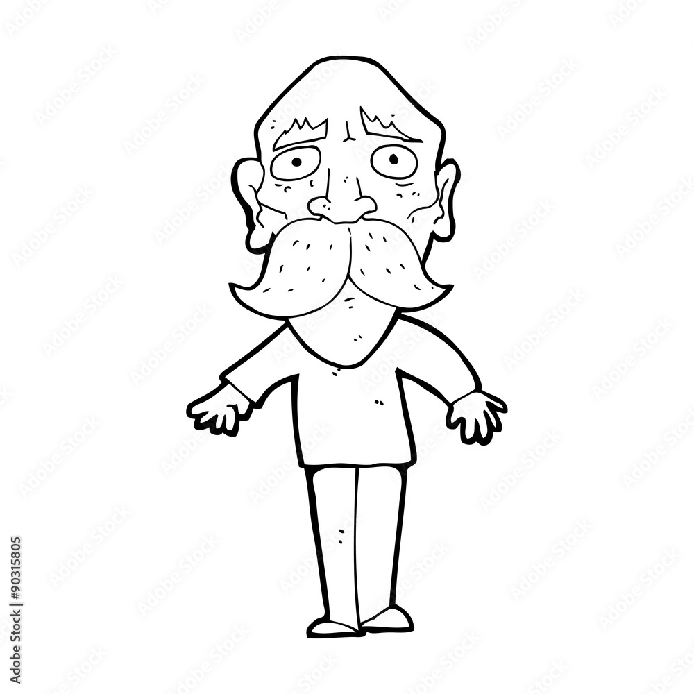 cartoon sad old man cartoon sad old man