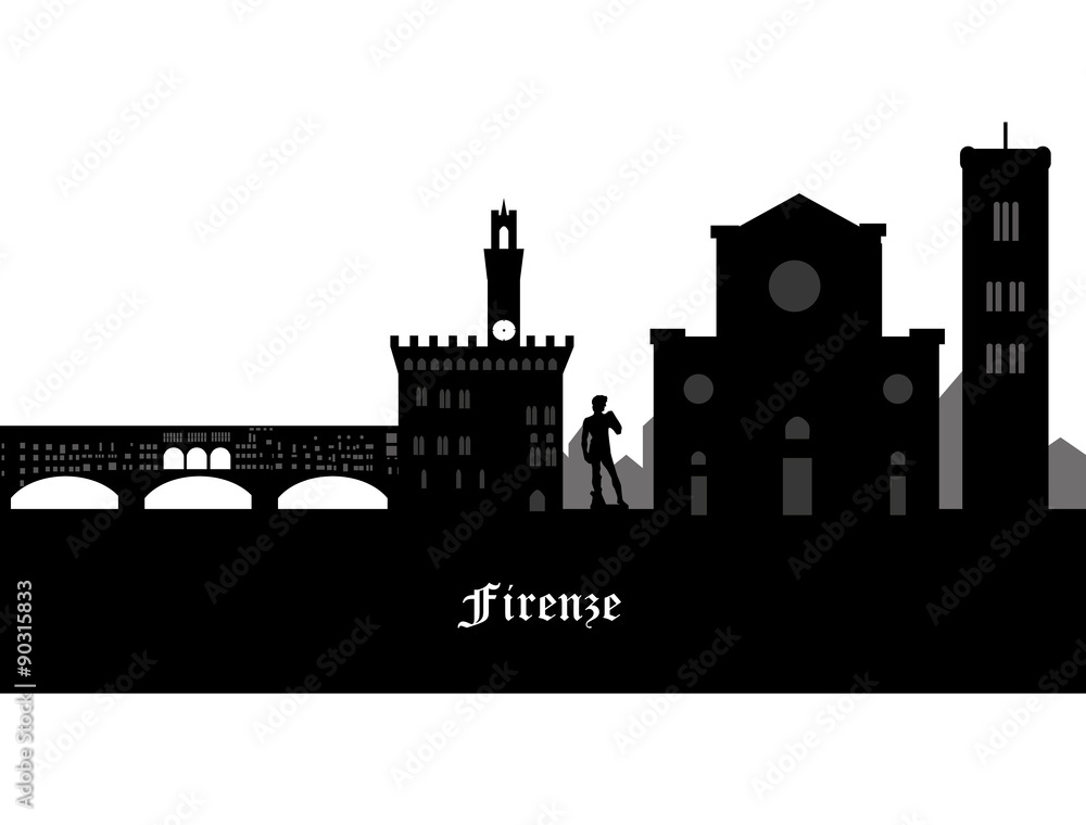 Fototapeta premium Florence skyline