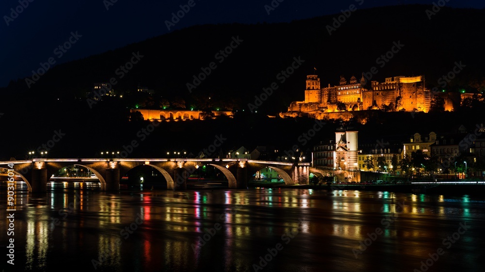 Obraz premium heidelberg, one of germanys most historic cities