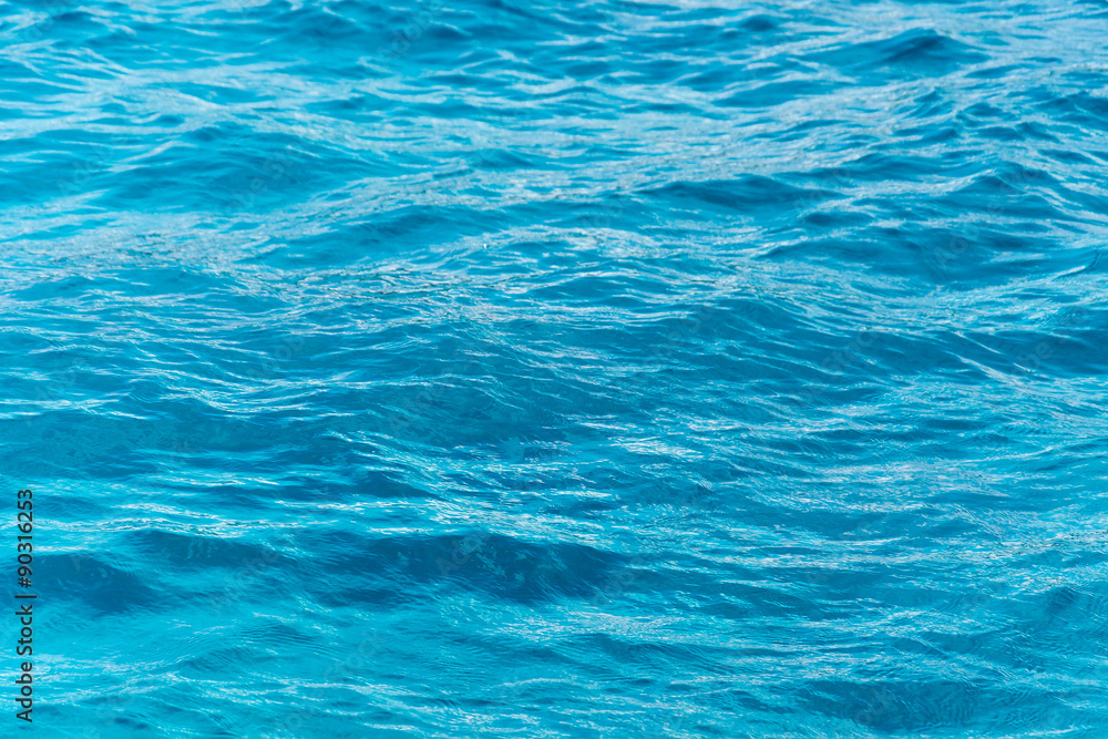 Blue ripple water wave in sea ocean. Blue ripple water wave in sea ocean.