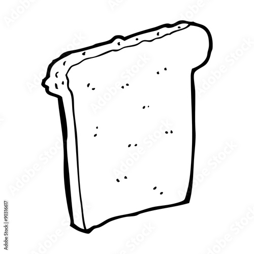 cartoon slice of bread