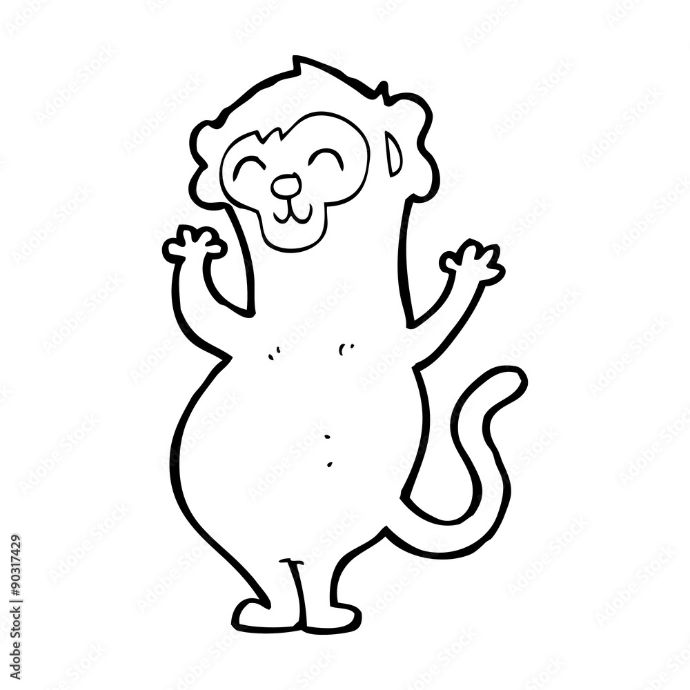 cartoon monkey cartoon monkey