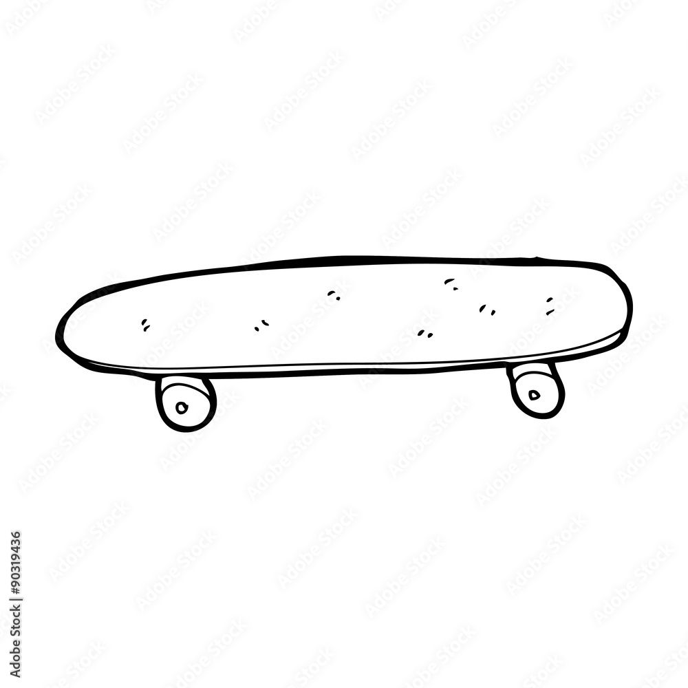 cartoon skateboard cartoon skateboard