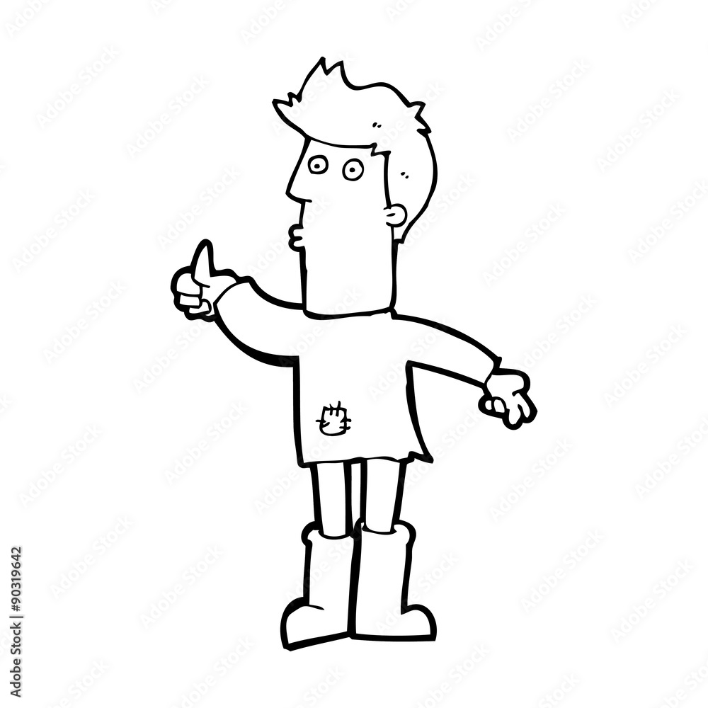 cartoon poor man cartoon poor man