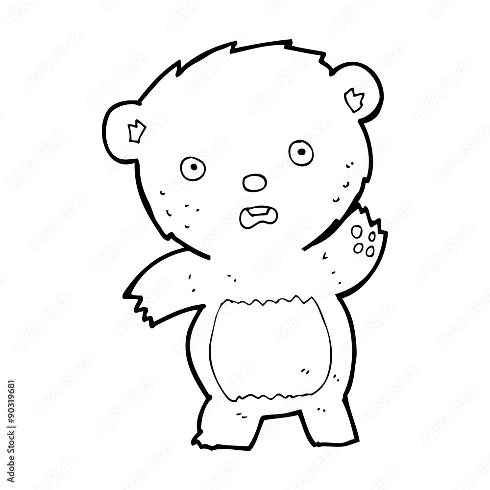 cartoon unhappy teddy bear cartoon unhappy teddy bear