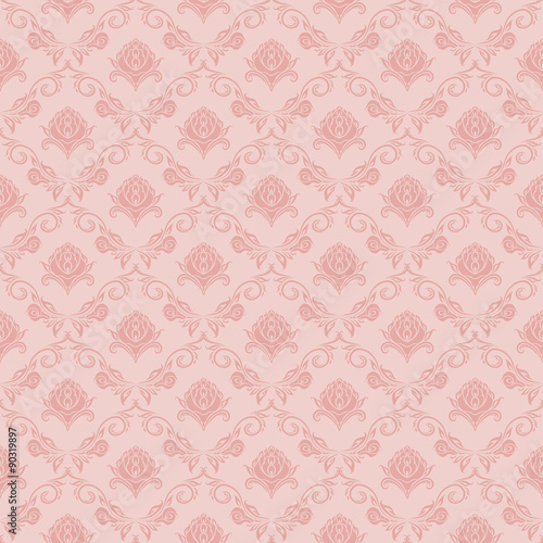 damask seamless floral pattern