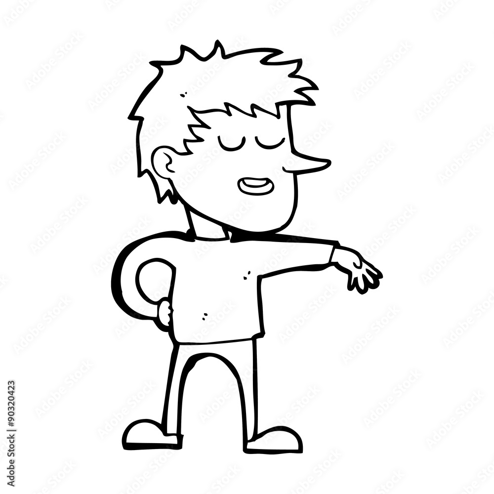 cartoon man making dismissive gesture cartoon man making dismissive gesture