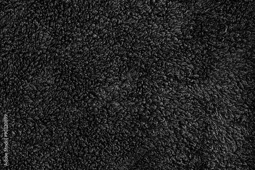 Texture background of the towel, black and white.