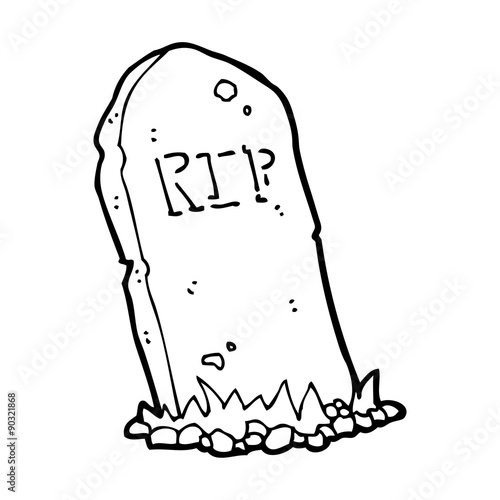 cartoon spooky grave
