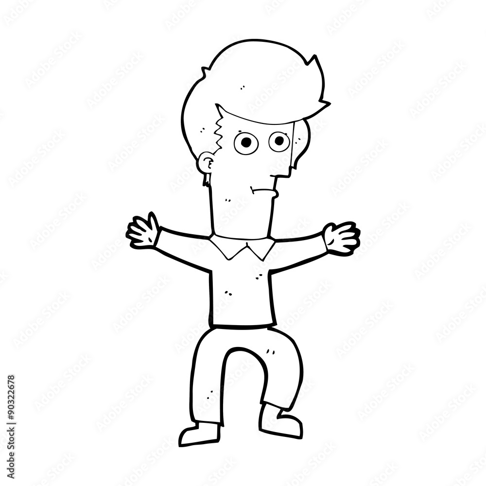 cartoon startled man cartoon startled man