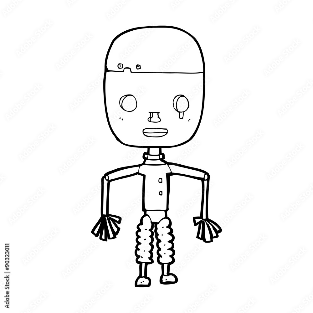 cartoon robot cartoon robot