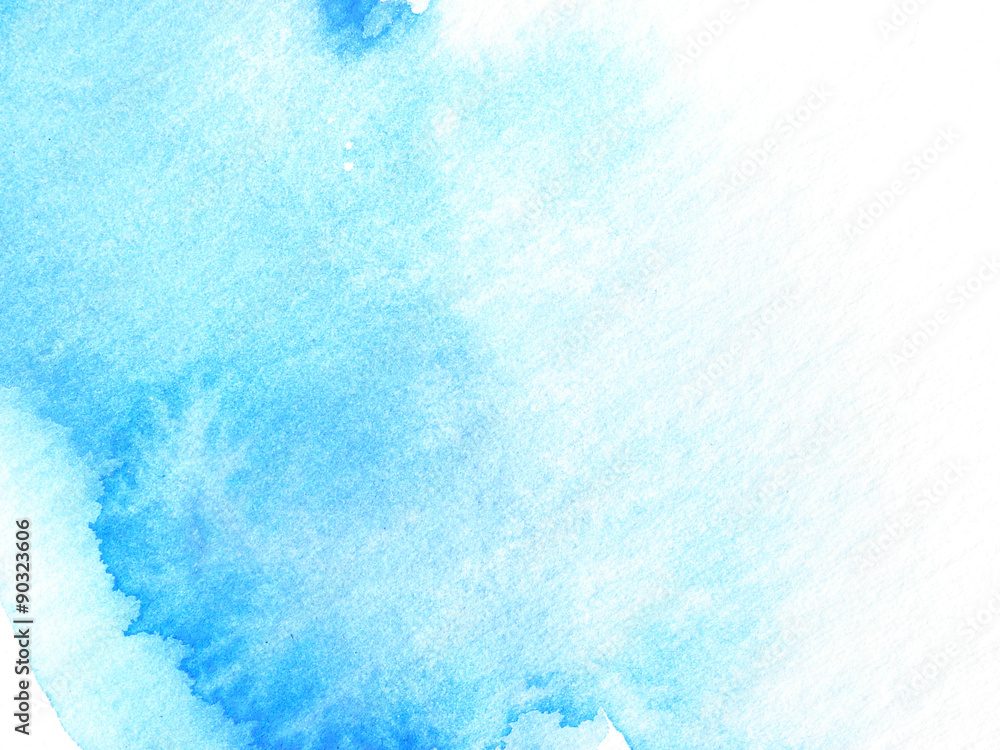 blue abstract watercolor background design