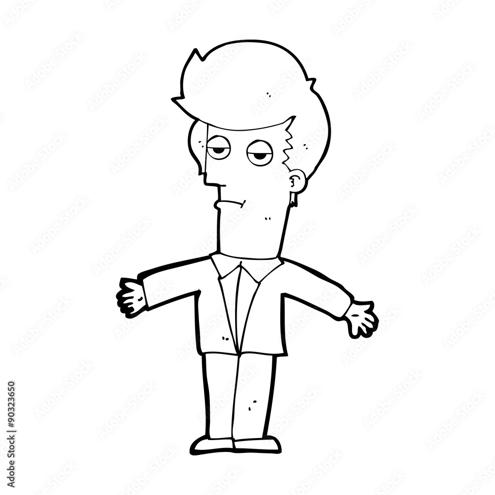 cartoon bored man cartoon bored man